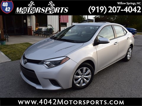 2015 TOYOTA COROLLA LE