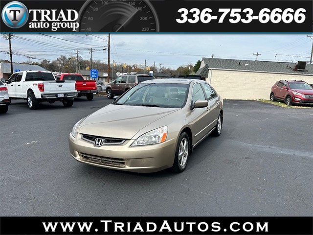 2003 Honda Accord EX-L Sedan AT with Navigation System for sale by dealer