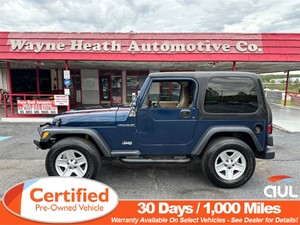 2000 JEEP WRANGLER SE/TJ SE for sale by dealer