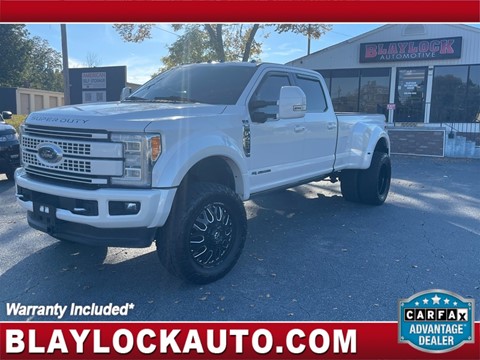 2018 Ford F-450 SD PLATINUM Crew Cab DRW 4WD