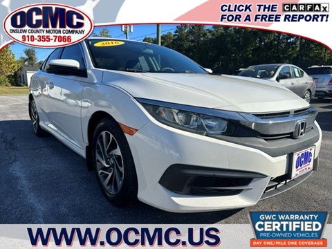 2016 Honda Civic EX Sedan CVT