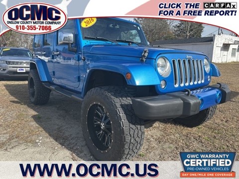 2016 Jeep Wrangler Unlimited Sahara 4WD