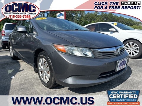 2012 Honda Civic LX Sedan 5-Speed MT