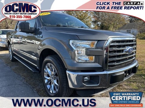 2016 Ford F-150 XLT SuperCrew 5.5-ft. Bed 2WD