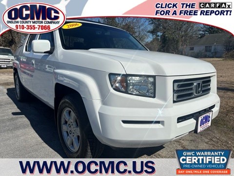 2006 Honda Ridgeline RTL with Moonroof, XM Radio & Navigation