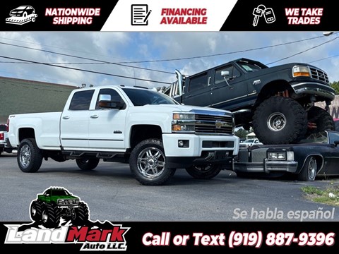 2016 CHEVROLET SILVERADO 3500 HIGH COUNTRY CREWCAB LB SRW 4D
