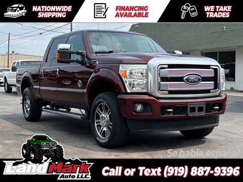 2015 FORD F250 SD PLATINUM CREWCAB SB 4WD
