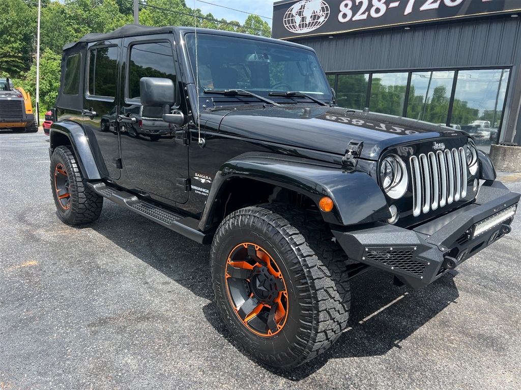Used 2016 Jeep Wrangler Unlimited Sahara with VIN 1C4BJWEG7GL176521 for sale in Hudson, NC