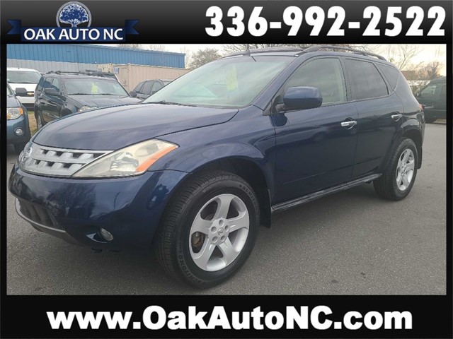 NISSAN MURANO SL CARFAX 1 OWNER NC in Kernersville