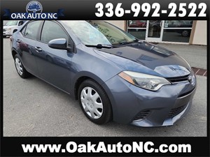 2015 TOYOTA COROLLA L NC 2 OWNER! LOW MILES! for sale by dealer