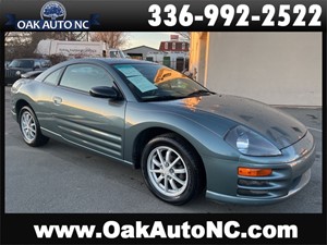 2000 MITSUBISHI ECLIPSE GS LOW MILES! 2 OWNER! for sale by dealer