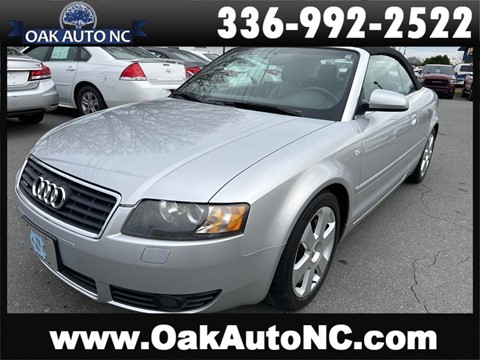 2005 AUDI A4 QUATTRO CABRIOLET