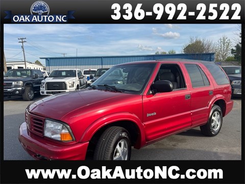 2000 OLDSMOBILE BRAVADA