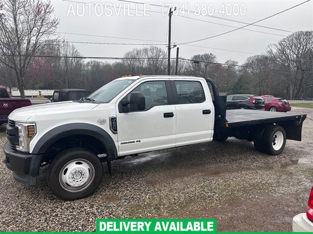 FORD F-450 SD CREW 4X4 Crew Cab DRW 4WD 12' FLATBED in Mooresville