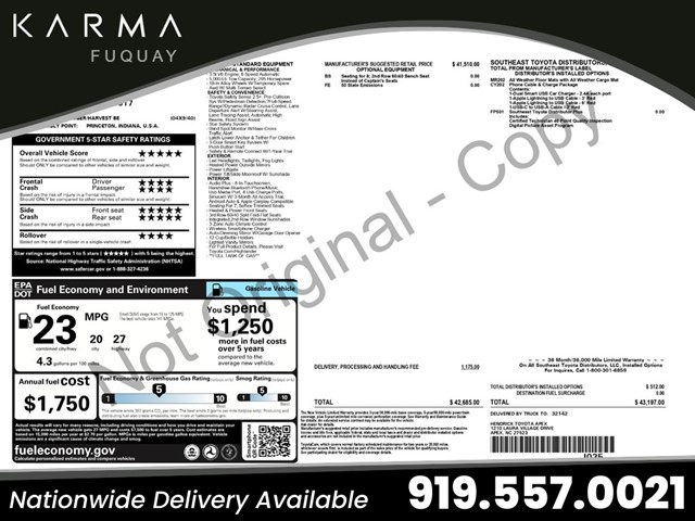 Toyota Highlander XLE AWD V6 in Fuquay-Varina