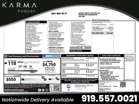 2021 Chevrolet Bolt EV LT