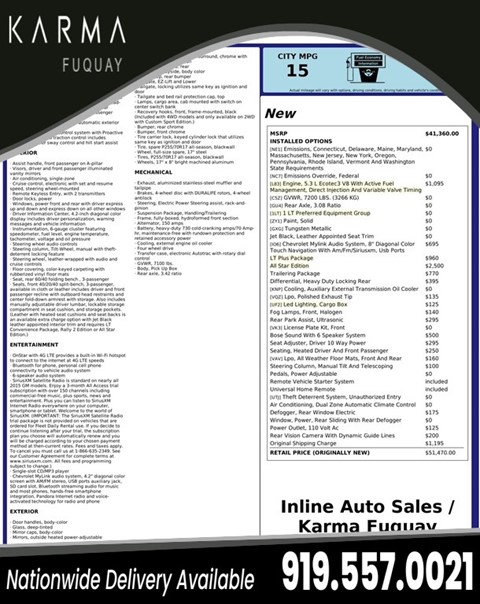 2015 Chevrolet Silverado 1500 LT 4WD