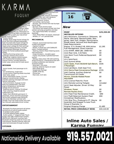 2018 GMC Sierra 1500 Base Long Box 2WD