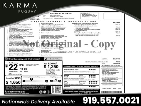 2017 Lexus RX 350 AWD F SPORT