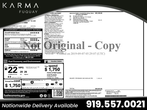 2019 Toyota Highlander XLE AWD V6