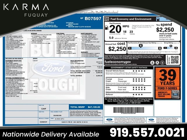 Ford F-150 XLT SuperCrew 6.5-ft. Bed 4WD in Fuquay-Varina