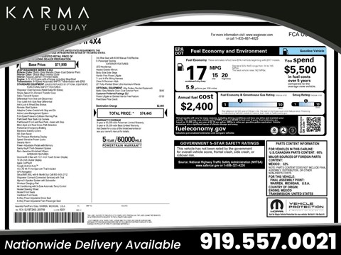 2022 Jeep Wagoneer Series II 4WD