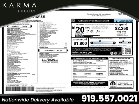 2018 Dodge Grand Caravan SE Plus