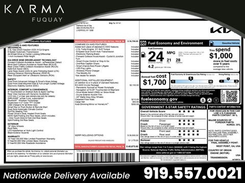 2021 Kia Sorento EX AWD