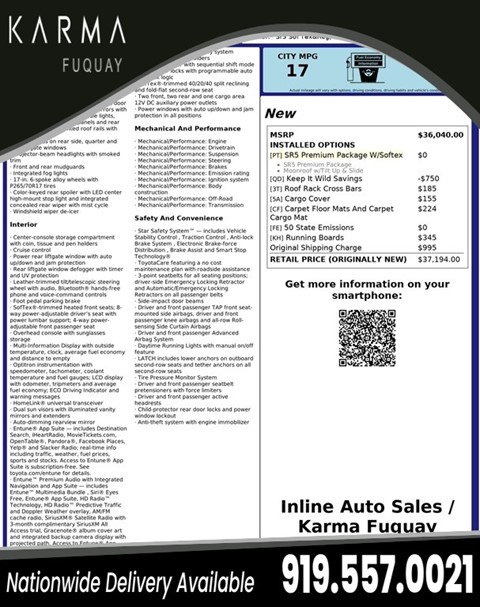 2017 Toyota 4Runner SR5