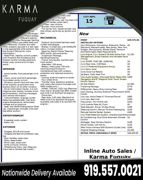 2016 Chevrolet Silverado 1500 LT 4WD