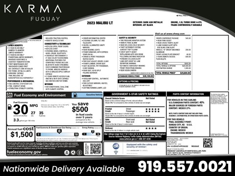 2023 Chevrolet Malibu 1LT