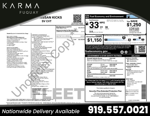 2019 Nissan Kicks SV