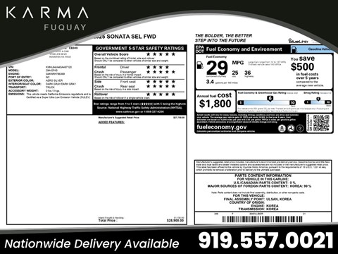 2025 Hyundai Sonata SEL