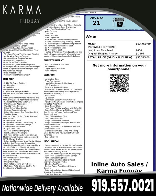 Acura RDX SH-AWD W/ADVANCE W/A-SPEC in Fuquay-Varina