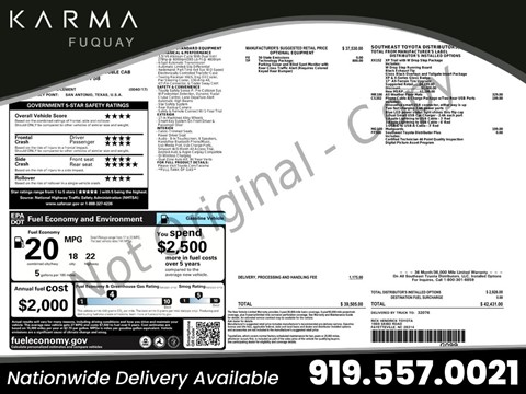 2021 Toyota Tacoma SR5 Double Cab Long Bed V6 6AT 4WD
