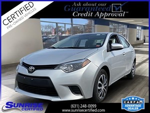 2016 Toyota Corolla 4dr Sdn CVT LE (Natl) for sale by dealer