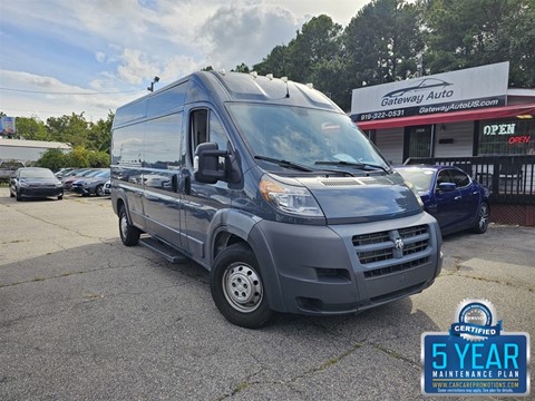 2018 RAM Promaster 2500 High Roof Tradesman 159-in. WB