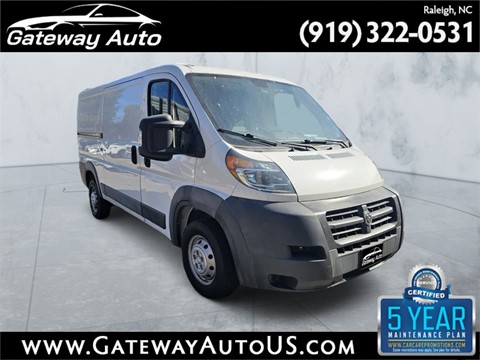 2016 RAM Promaster 1500 Low Roof Tradesman 136-in. WB