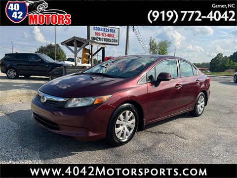 2012 Honda Civic LX Sedan 5-Speed AT