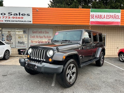 2017 Jeep Wrangler Unlimited Sahara 4WD