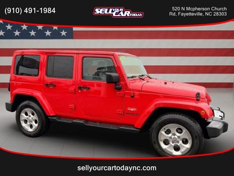 2015 Jeep Wrangler Unlimited Sahara Sport Utility 4D