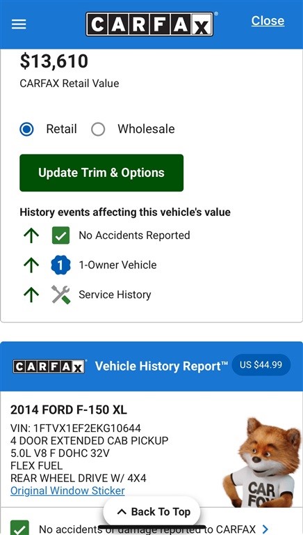 2014 Ford F-150 4WD 5.0L Coyote Extended Cab