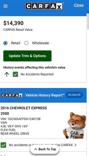 2016 Chevrolet Express