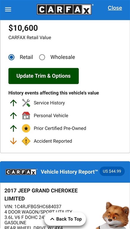 2017 Jeep Grand Cherokee Limited 4WD