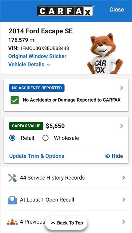 2014 Ford Escape SE FWD