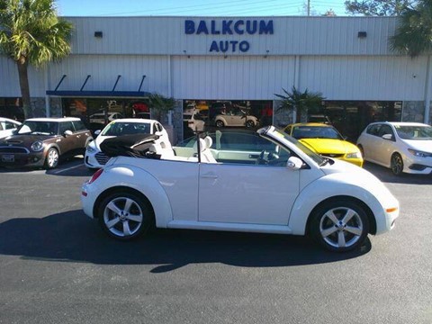 2007 Volkswagen New Beetle Convertible Triple White 2dr Convertible