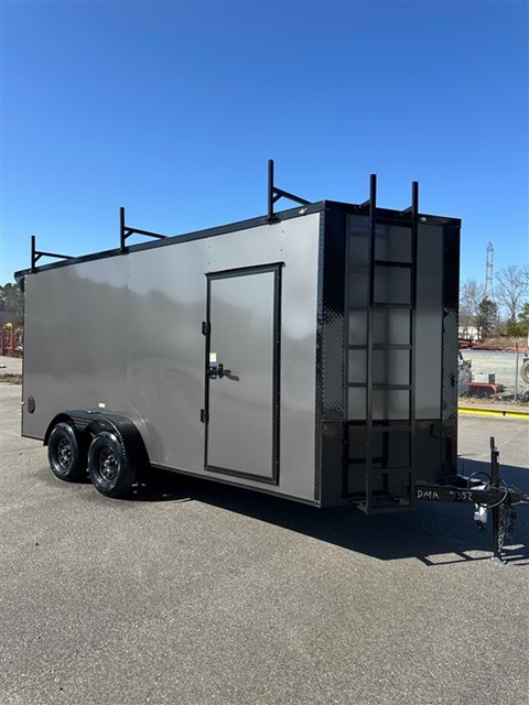 2025 J&C 7x16x7 Enclosed trailer 