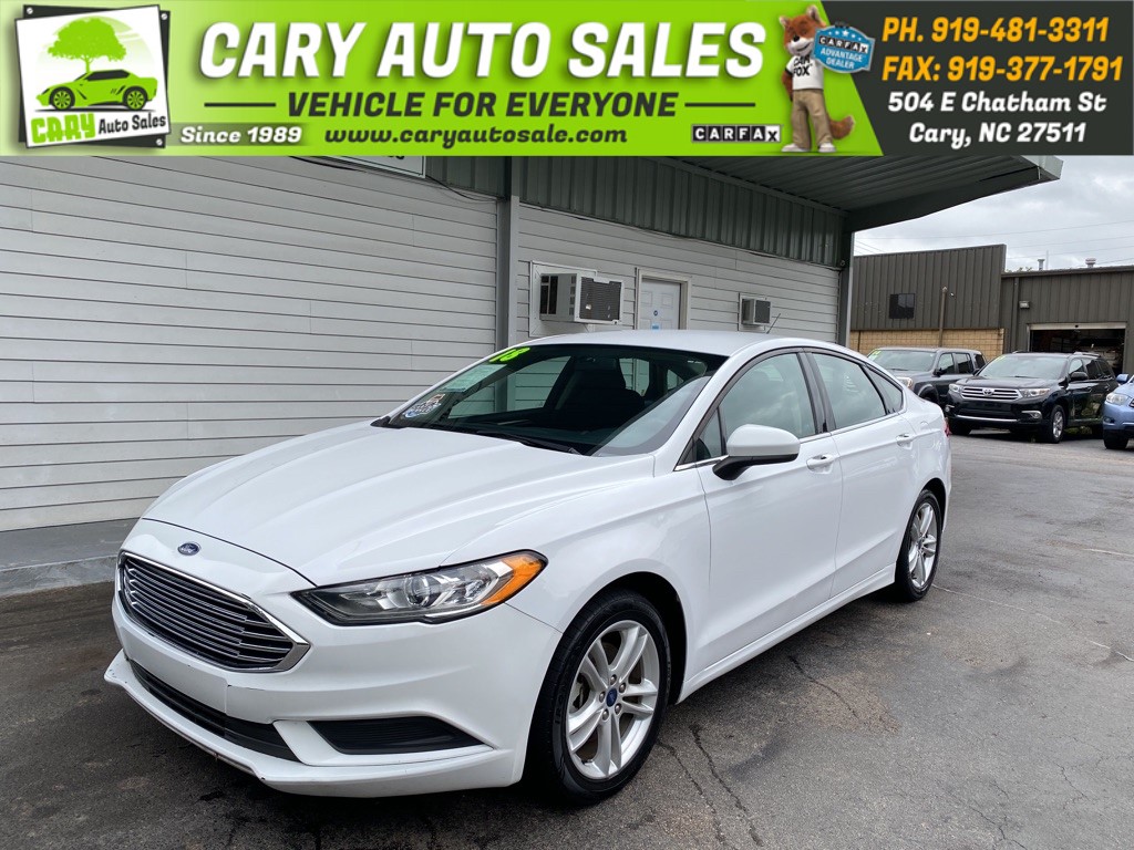 2018 FORD FUSION SE for sale in Cary