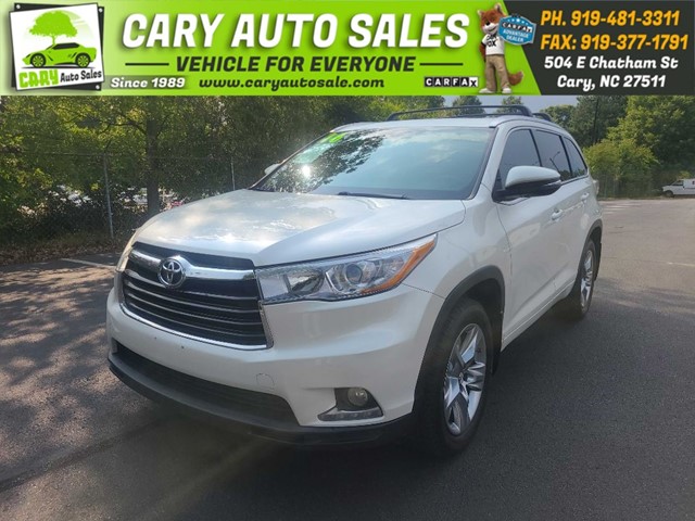 TOYOTA HIGHLANDER LIMITED AWD in Cary