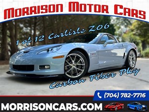 2012 Chevrolet Corvette Z06 3LZ Carbon Fiber Pkg for sale by dealer